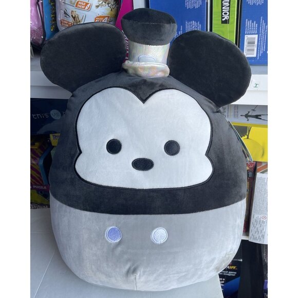 Squishmallows Disney 14-Inch Steamboat Willie Mickey Mouse Plush - Picture 3 of 5